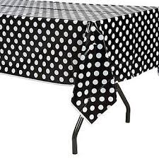 table-cloth-plastic--black-polka-dot-